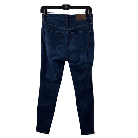 Madewell 10" High-Rise Skinny Jeans in Hayes Wash Size 26 Style F4684 Stretch - Picture 5 of 14